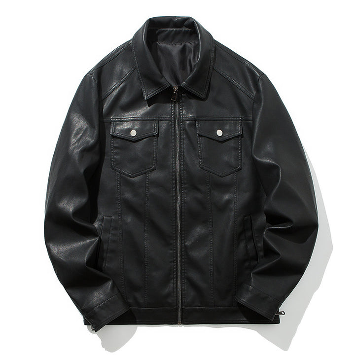Lune London Faux Leather Jacket for Men