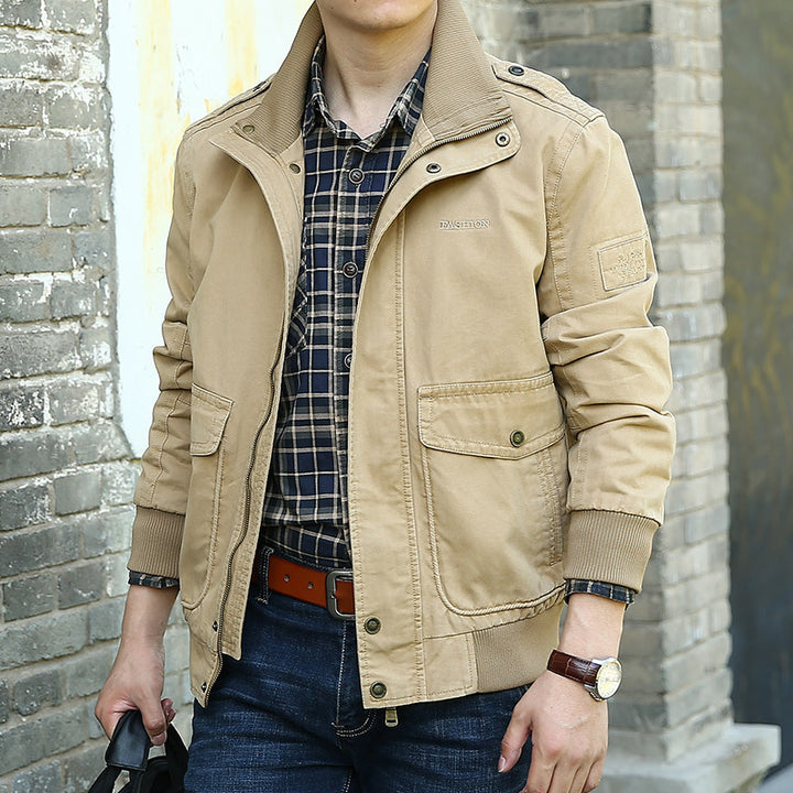 Stylish utility jacket for men with practical pockets Lune London