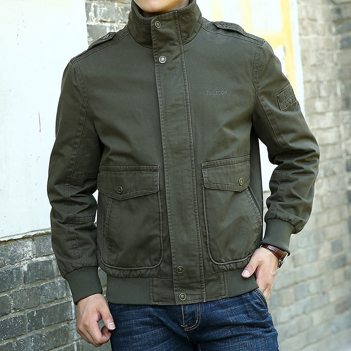 Stylish utility jacket for men with practical pockets Lune London