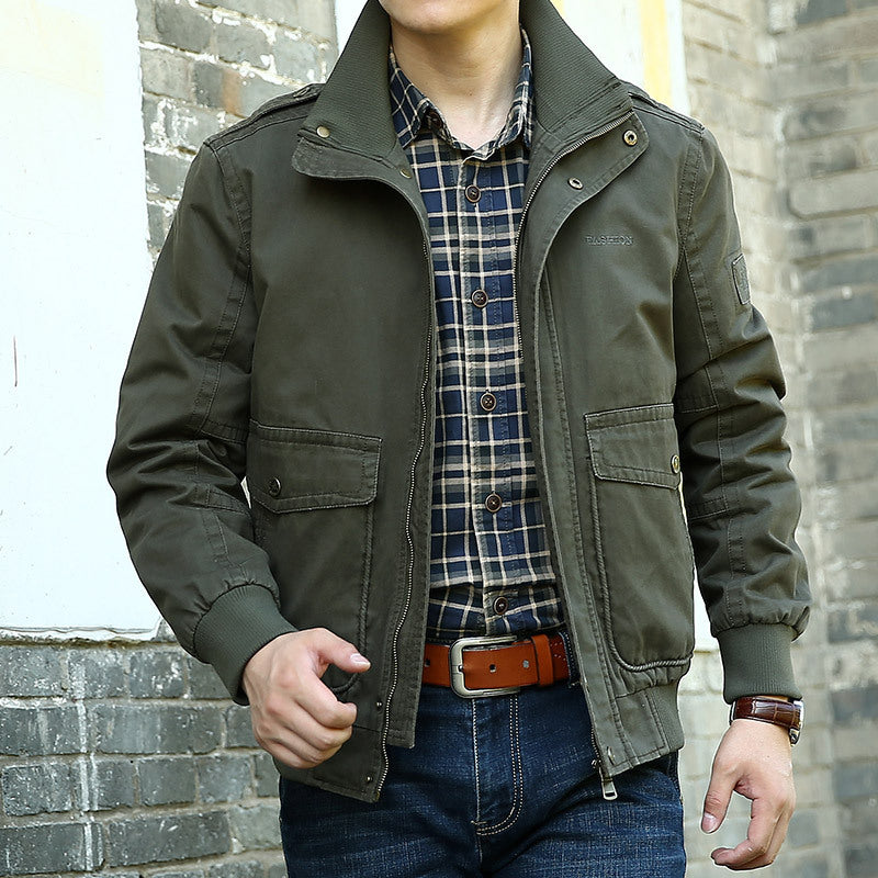 Stylish utility jacket for men with practical pockets Lune London