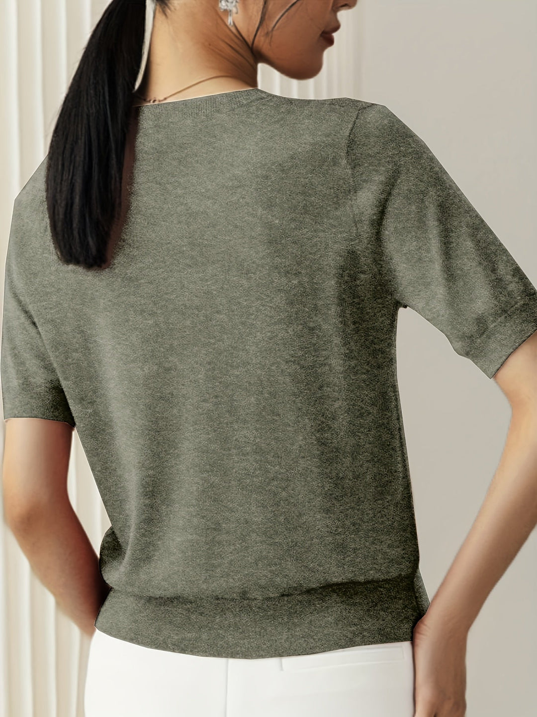 Chic Und Stil | Cashmere Sweater Soft and Breathable Casual and Elegant