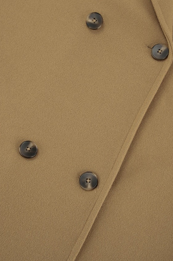 Lune London | Brown Double-Breasted Wool Jacket