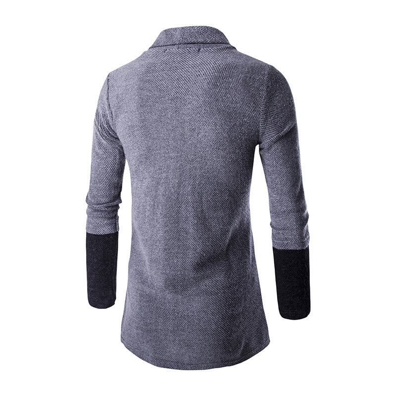Ladies fashionable cardigan with asymmetrical design and elongated cut Lune London