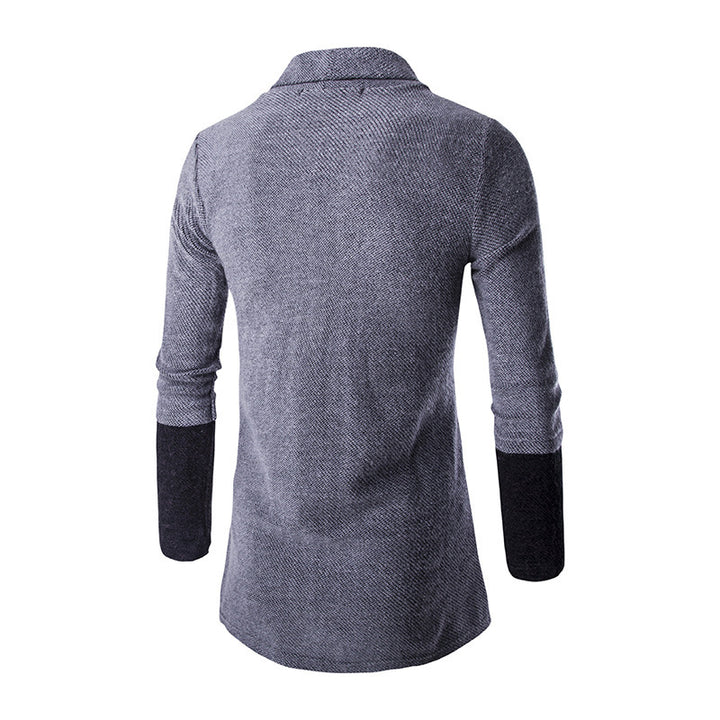 Ladies fashionable cardigan with asymmetrical design and elongated cut Lune London