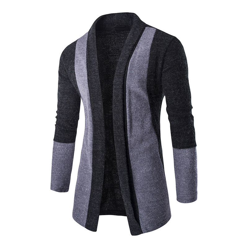 Ladies fashionable cardigan with asymmetrical design and elongated cut Lune London