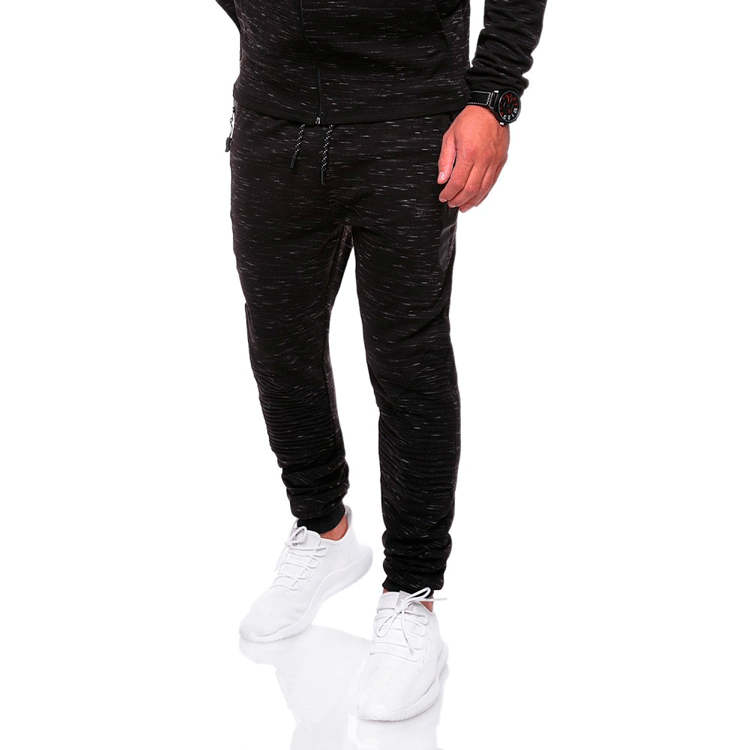 Sporty men's jogging pants with functional pockets and elastic waist Lune London