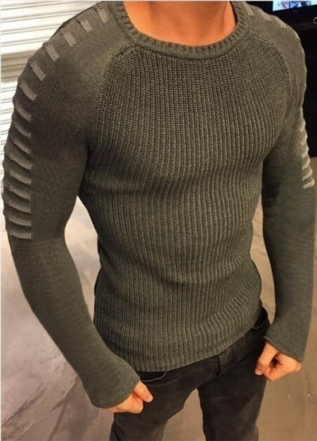 Knitted sweater for men with an innovative design and structured sleeves Lune London