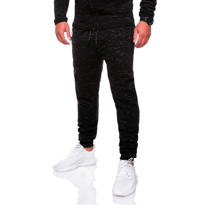 Sporty men's jogging pants with functional pockets and elastic waist Lune London