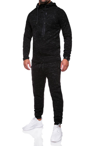 Men's sports suit with breathable inserts and modern zipper Lune London
