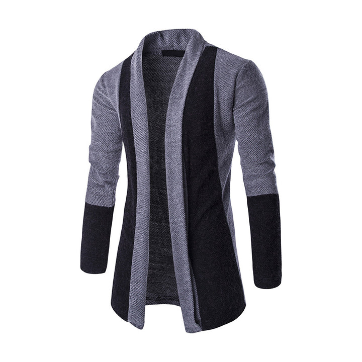 Ladies fashionable cardigan with asymmetrical design and elongated cut Lune London