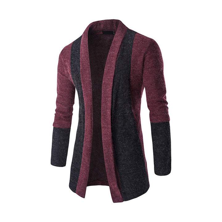 Ladies fashionable cardigan with asymmetrical design and elongated cut Lune London