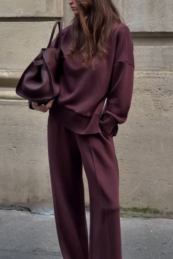 Lune London | Comfortable Women's Set with Structured Sweatshirt and Pants