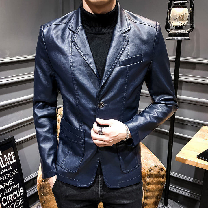 Stylish synthetic leather jacket for men Lune London