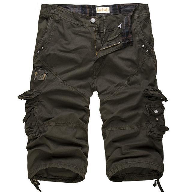 Lune London | Men Army Cargo Shorts