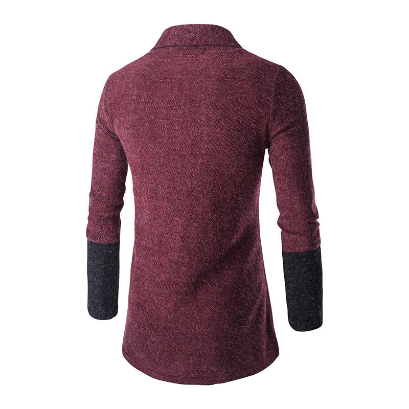 Ladies fashionable cardigan with asymmetrical design and elongated cut Lune London