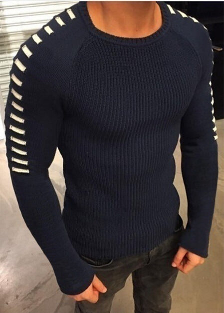 Knitted sweater for men with an innovative design and structured sleeves Lune London