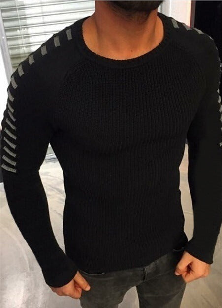 Knitted sweater for men with an innovative design and structured sleeves Lune London