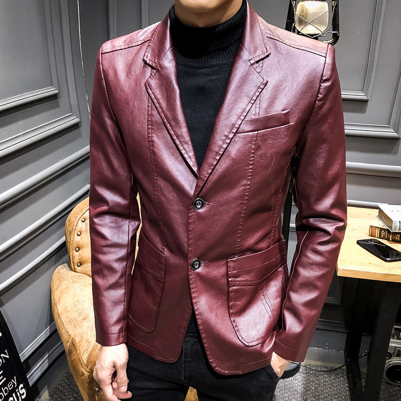Stylish synthetic leather jacket for men Lune London