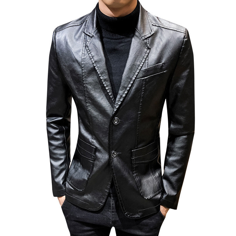 Stylish synthetic leather jacket for men Lune London