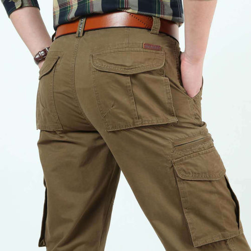 Pantalon cargo pratique pour hommes avec poches multifonctionnelles Lune London