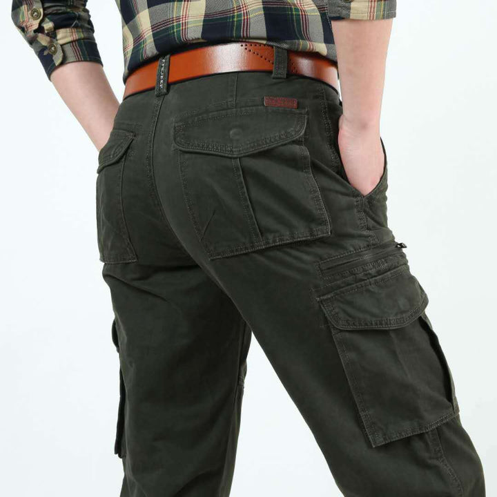 Pantalon cargo pratique pour hommes avec poches multifonctionnelles Lune London