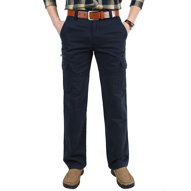 Pantalon cargo pratique pour hommes avec poches multifonctionnelles Lune London
