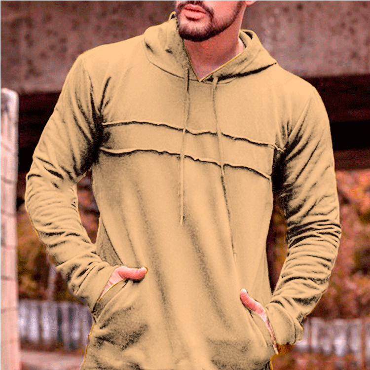 Men's Sports Hoodie with Innovative Design and Practical Pockets Lune London