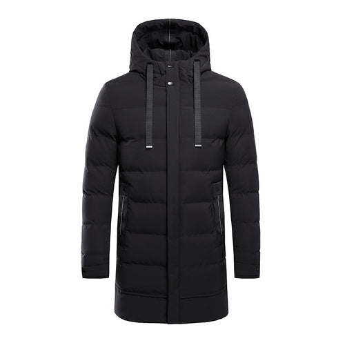 Insulated outdoor jacket for men with adjustable hood and functional pockets Lune London
