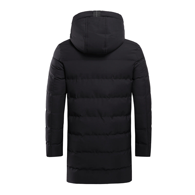 Insulated outdoor jacket for men with adjustable hood and functional pockets Lune London