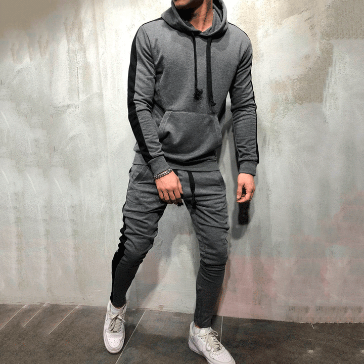 Men's Elegant Hoodie with Matching Jogging Pants Lune London