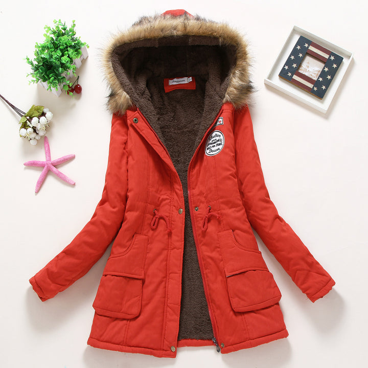 Women's transition jacket lined with hood and teddy lining Lune London