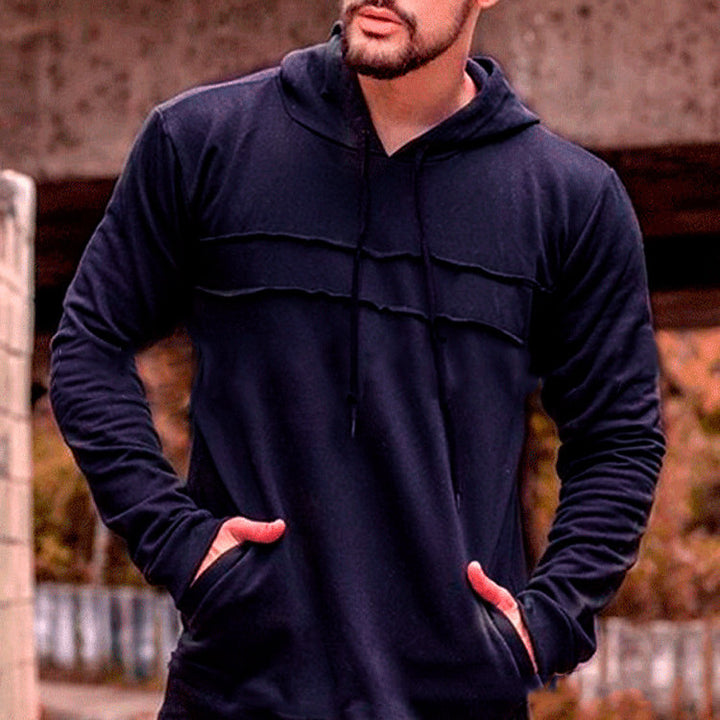 Men's Sports Hoodie with Innovative Design and Practical Pockets Lune London