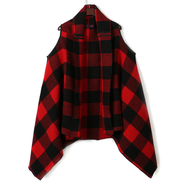 Women's Lush Checked Poncho Lune London