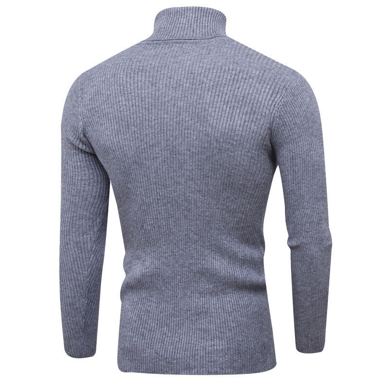 Elegant rolled sweater for men in soft knit Lune London
