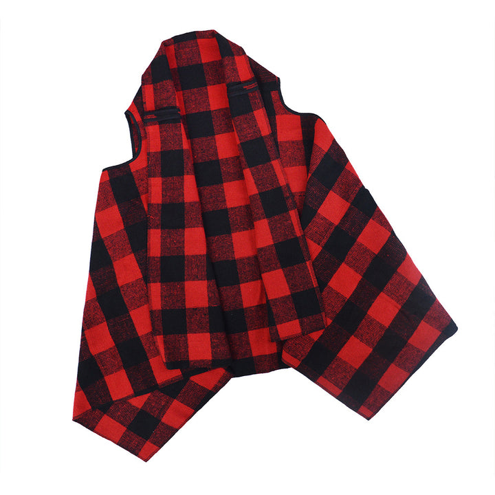 Women's Lush Checked Poncho Lune London