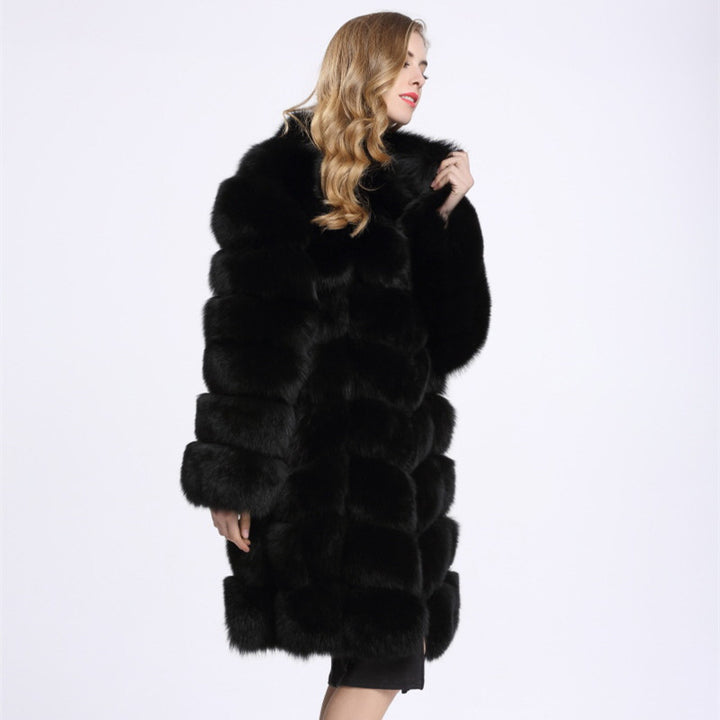 Luxurious faux fur coat for women Lune London