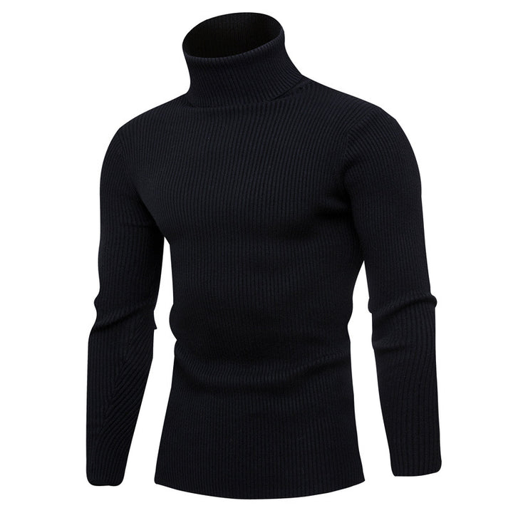 Elegant rolled sweater for men in soft knit Lune London