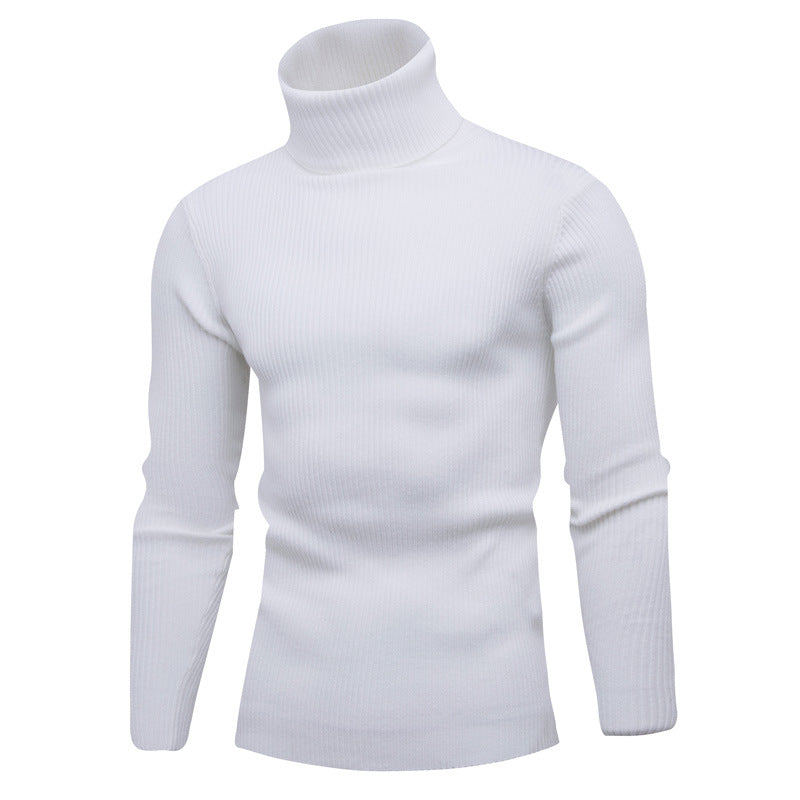 Elegant rolled sweater for men in soft knit Lune London