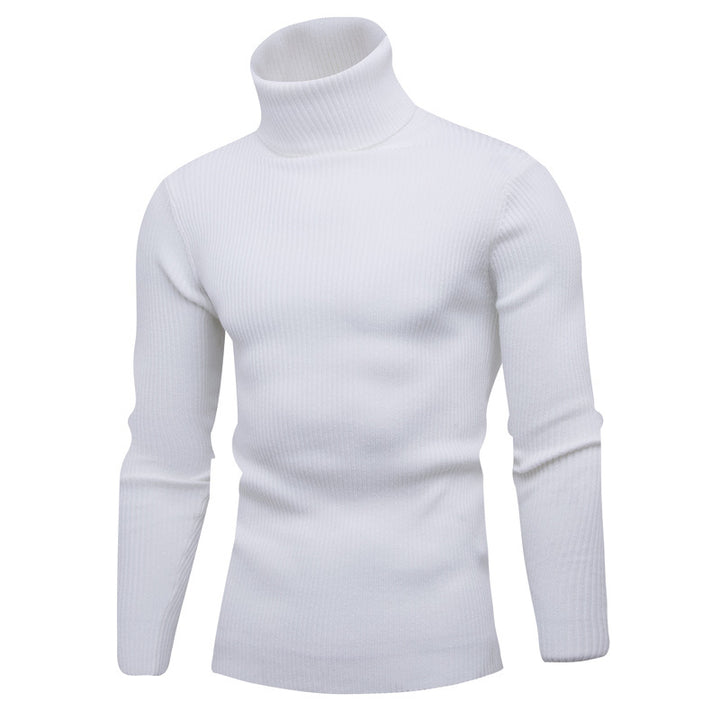Elegant rolled sweater for men in soft knit Lune London