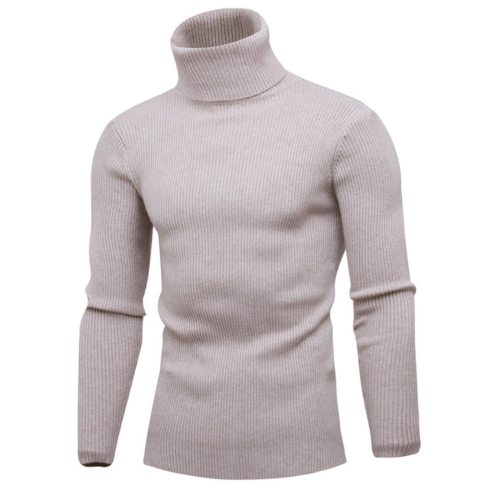 Elegant rolled sweater for men in soft knit Lune London
