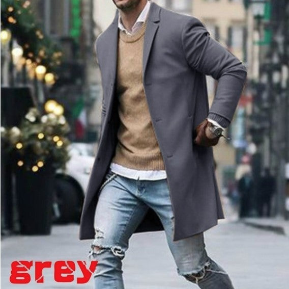 Men's Elegant Long Blazer with tailored cut and high-quality materials Lune London