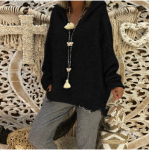 Women Large Hoodie in Soft Material Lune London