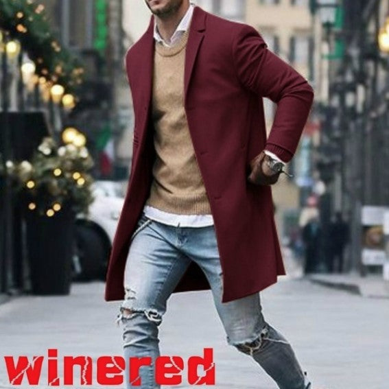 Men's Elegant Long Blazer with tailored cut and high-quality materials Lune London