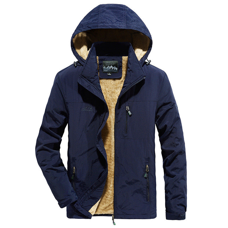 Men's waterproof outdoor jacket with warm lining Lune London