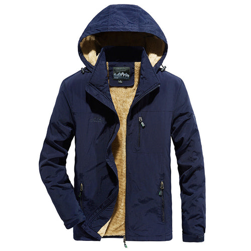 Men's waterproof outdoor jacket with warm lining Lune London