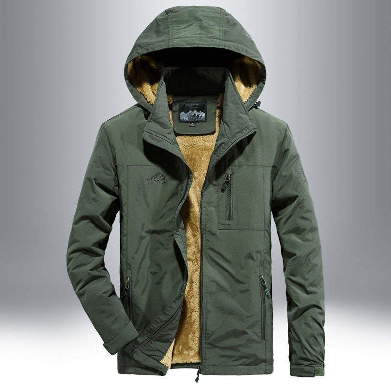 Men's waterproof outdoor jacket with warm lining Lune London
