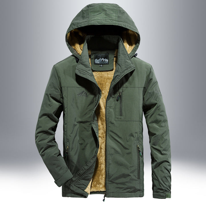 Men's waterproof outdoor jacket with warm lining Lune London
