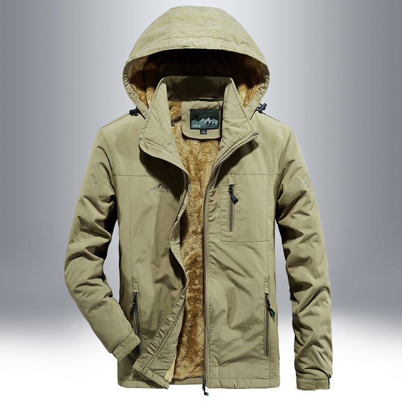 Men's waterproof outdoor jacket with warm lining Lune London