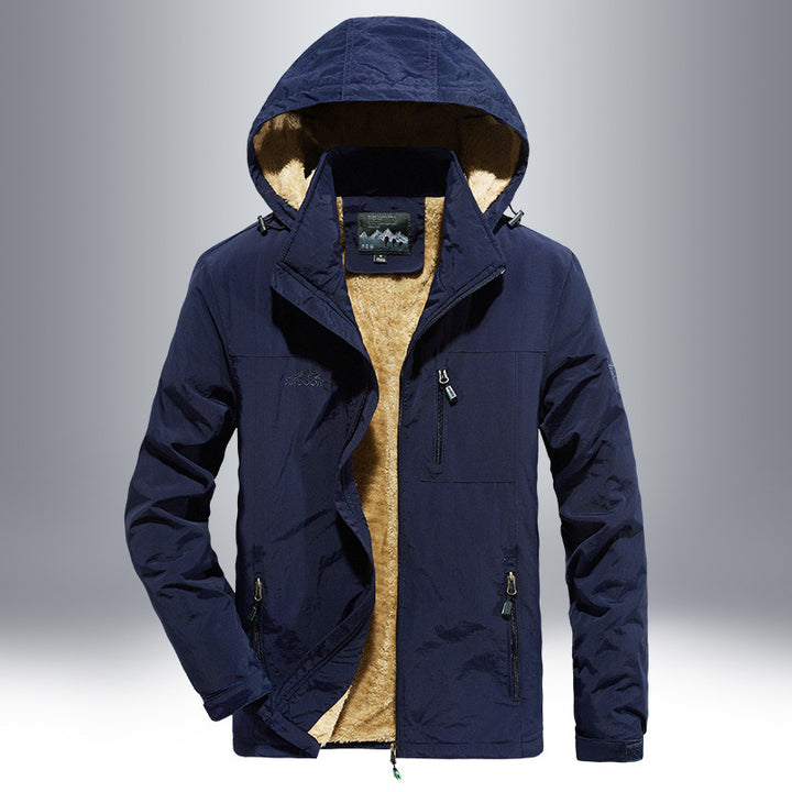 Men's waterproof outdoor jacket with warm lining Lune London