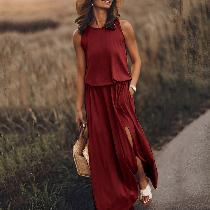 Lune London | Elegant Color Play Dress